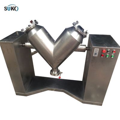 40L-50L Powder Mixing Machine 1.5kw V Shape Powder Mixer For PTFE Powder / glass fiber